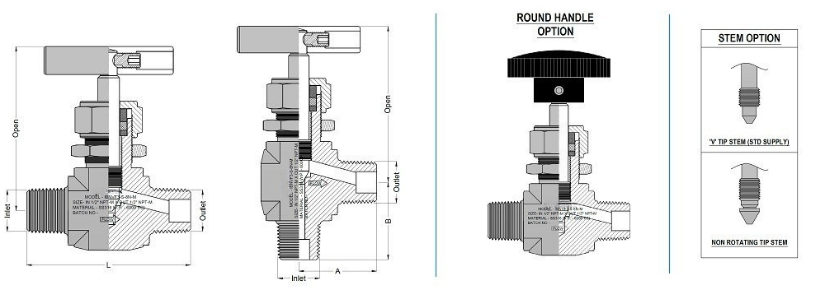 Pipe Gauge 90° Syphon Main View